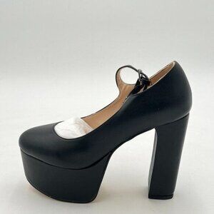 FOWT Crocodile Printing Mary Jane Shoes for Women High Platform Super High Heels